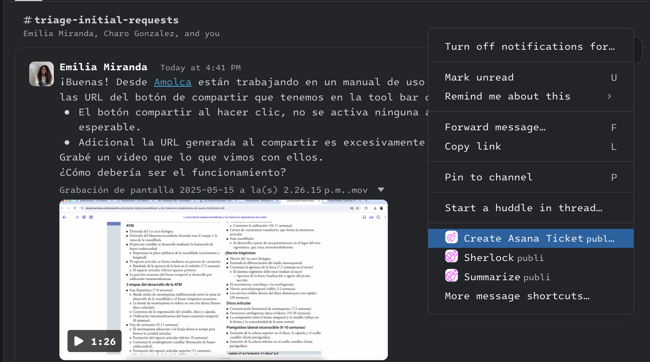 Create Ticket Shortcut